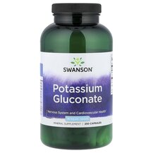 Potassium Gluconate 99 mg Калий Swanson 250 капсул