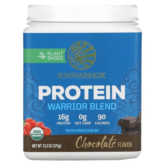 Основное фото товара Warrior Blend Protein Organic Plant-Based Chocolate, Органический