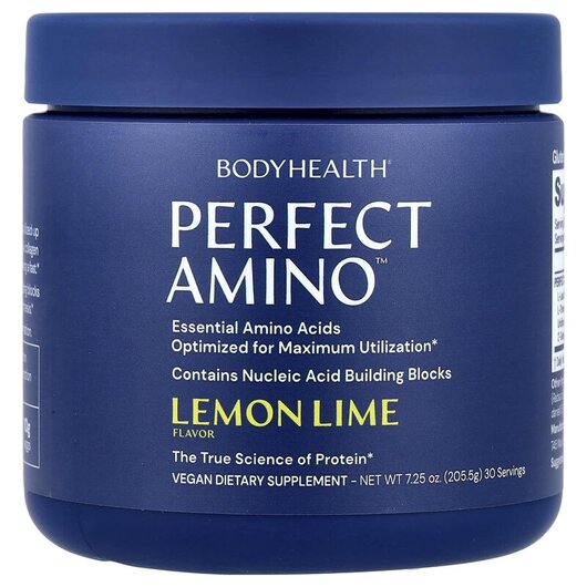 Основное фото товара Perfect Amino Lemon Lime Основное фото товара BodyHealth, Аминокислоты, Perfect Amino Lemon Lime, 205.5 г
