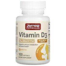 Vitamin D3 62.5 mcg Витамин D3 2500 МЕ Jarrow Formulas Vitamin D3 62.5 mcg Витамин D3 2500 МЕ Jarrow Formulas