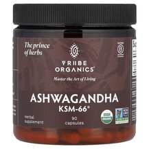 Ашваганда Ashwagandha KSM-66 Tribe Organics 90 капсул