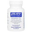 Фото товару Vitamin D3 250 mcg 10000 IU Фото товару Pure Encapsulations, Vitamin D3 10000 IU, Вітамін D3, 120 капсул
