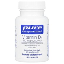 Vitamin D3 10000 IU Витамин D3 Pure Encapsulations Vitamin D3 10000 IU Витамин D3 Pure Encapsulations