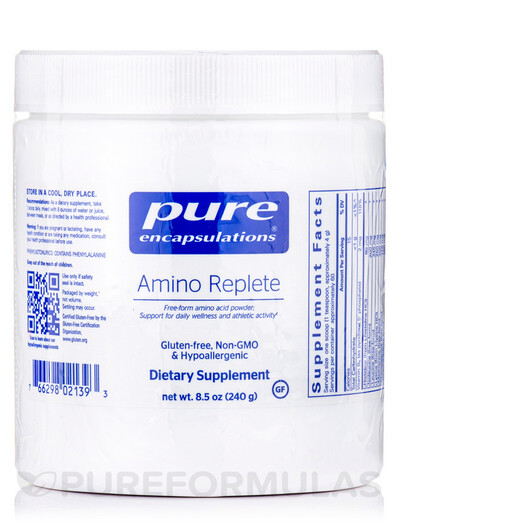 Основное фото товара Pure Encapsulations, Аминокислоты, Amino Replete, 240 г