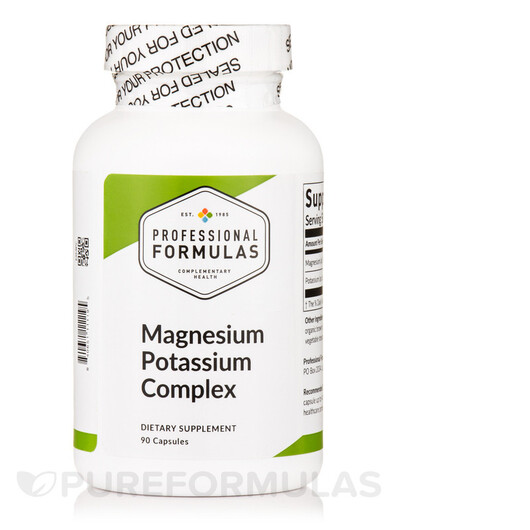 Основное фото товара Magnesium/Potassium Complex Основное фото товара Professional Formulas, Магний, Magnesium/Potassium Complex, 90 ка