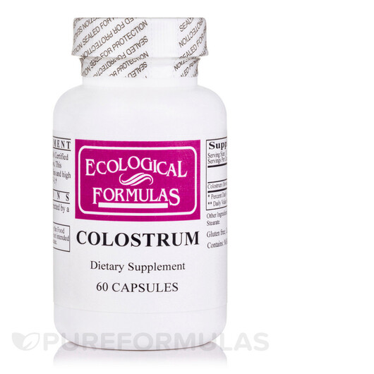 Основне фото товару Colostrum 26% Immunoglobulins 300 mg, Колострум, 60 капсул