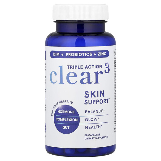 Основное фото товара SMNutrition, Кожа ногти волосы, Triple Action Clear 3, 60 капсул