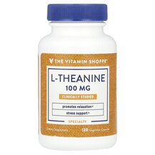L-Теанін L-Theanine 100 mg TheVitaminShoppe 120 капсул