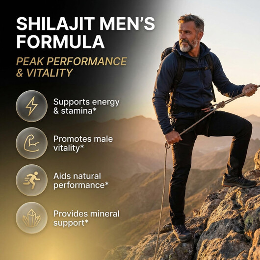 Основне фото товару Shilajit for Men with Sea Moss Tongkat Ali Ashwagandha Boron Zinc CoQ10 PQQ - Fulvic Acid Capsules - Energy Support - 90 Count - Resin Gummy & Powder Alternative Основне фото товару Shilajit for Men with Sea Moss Tongkat Ali Ashwagandha, Шилайт, 9