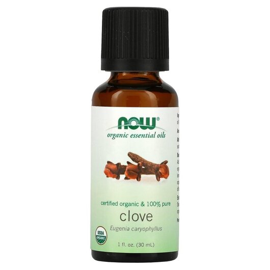 Основное фото товара NOW Foods, Гвоздика, Pure Essential Oil Organic Clove, 30 мл