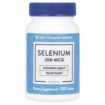 Selenium 200 mcg Селен TheVitaminShoppe 100 таблеток