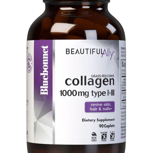 Основне фото товару Beautiful Ally Collagen Основне фото товару Bluebonnet Nutrition, Beautiful Ally Collagen, Колаген, 90 таблет