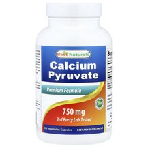 Calcium Pyruvate 750 mg Кальций Best Naturals 120 капсул Calcium Pyruvate 750 mg Кальций Best Naturals 120 капсул