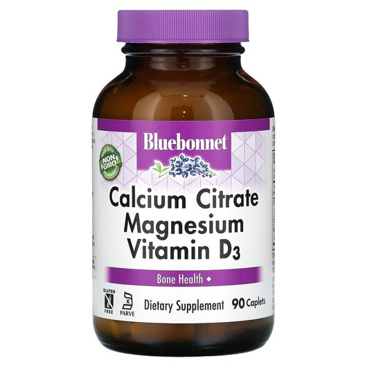 Основне фото товару Calcium Citrate Magnesium Vitamin D3 Основне фото товару Calcium Citrate Magnesium Vitamin D3, Кальцій, 90 таблеток