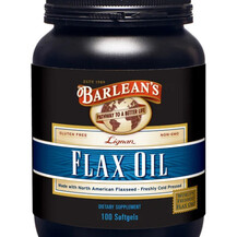 Лляна олія Flax Oil Lignan Barlean's 100 капсул