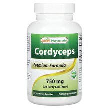 Гриби Кордицепс Cordyceps 750 mg Best Naturals 120 капсул Гриби Кордицепс Cordyceps 750 mg Best Naturals 120 капсул