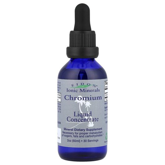 Основне фото товару Eidon Ionic Minerals, Chromium Liquid Concentrate, Хром, 60 мл