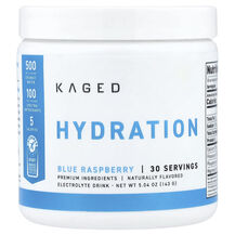 Hydration Blue Raspberry Электролиты Kaged 143 г