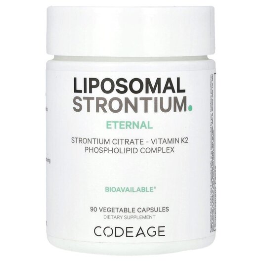Основне фото товару CodeAge, Liposomal Strontium, Стронцій, 90 капсул