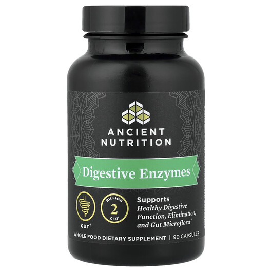 Основное фото товара Ancient Nutrition, Ферменты, Digestive Enzymes, 90 капсул