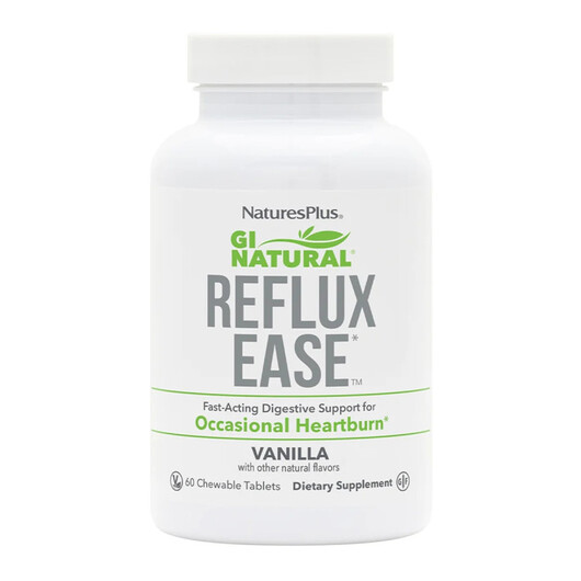 Основное фото товара GI Natural Reflux Ease Vanilla Flavor Основное фото товара Средства от изжоги, GI Natural Reflux Ease Vanilla Flavor, 60 таб