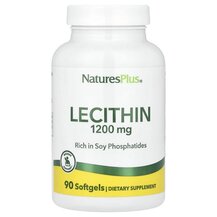 Lecithin 1200 mg 90 Лецитин 1200 мг Natures Plus 90 капсул