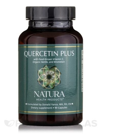 Основне фото товару Natura Health Products, Quercetin Plus, Кверцетин, 90 капсул