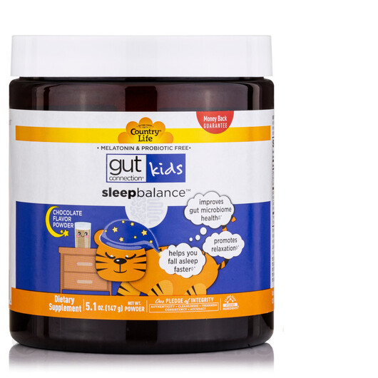 Основне фото товару Gut Connection Kids Sleep Balance Powder Chocolate Flavor Основне фото товару Gut Connection Kids Sleep Balance Powder Chocolate, Підтримка киш