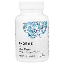 Підтримка мозку Clear Focus Thorne 60 капсул Підтримка мозку Clear Focus Thorne 60 капсул