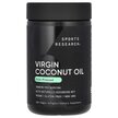 Фото товару Virgin Coconut Oil Cold Pressed 3000 mg, Кокосова олія, 120 капсу