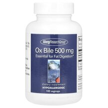 Жовчні кислоти Ox Bile 500 mg Allergy Research Group Жовчні кислоти Ox Bile 500 mg Allergy Research Group