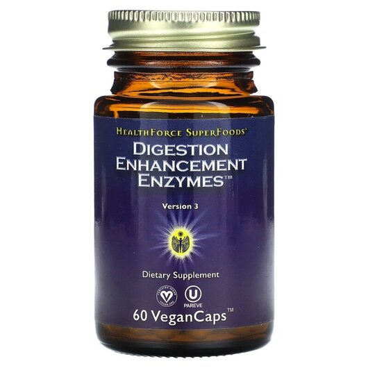 Основне фото товару Digestion Enhancement Enzymes Основне фото товару Digestion Enhancement Enzymes, Ферменти, 60 капсул
