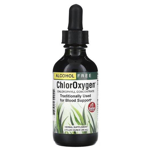 Основное фото товара Хлорофилл, ChlorOxygen Chlorophyll Concentrate Alcohol Free, 59 м