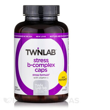Вітамін C Stress B-Complex Caps with Vitamin C Twinlab