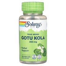 True Herbs Gotu Kola 450 mg Готу Кола Solaray 100 капсул True Herbs Gotu Kola 450 mg Готу Кола Solaray 100 капсул