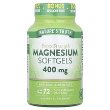 Magnesium 400 mg Магний Nature's Truth 72 капсул