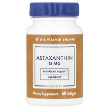 Astaxanthin 12 mg Астаксантин TheVitaminShoppe 60 капсул Astaxanthin 12 mg Астаксантин TheVitaminShoppe 60 капсул