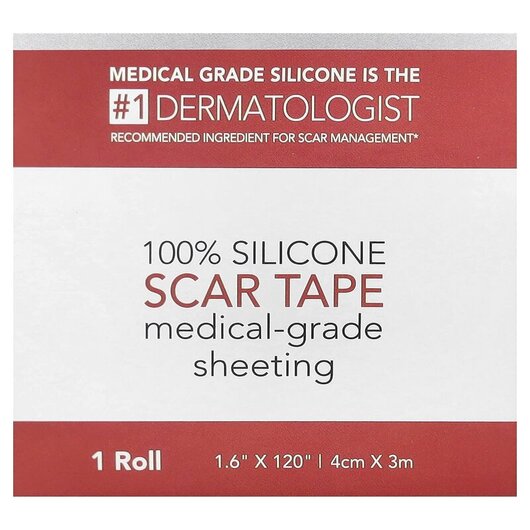 Основное фото товара 100% Silicone Scar Tape Основное фото товара Healfast, Пластыри, патчи для лица, 100% Silicone Scar Tape, 1 Ro