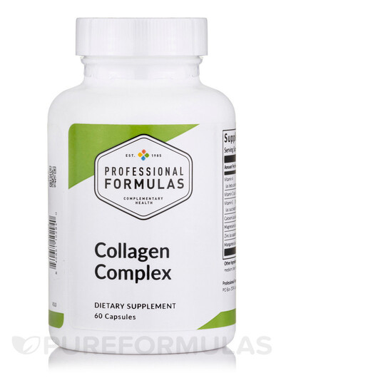 Основное фото товара Collagen Complex Основное фото товара Professional Formulas, Коллаген, Collagen Complex, 60 капсул