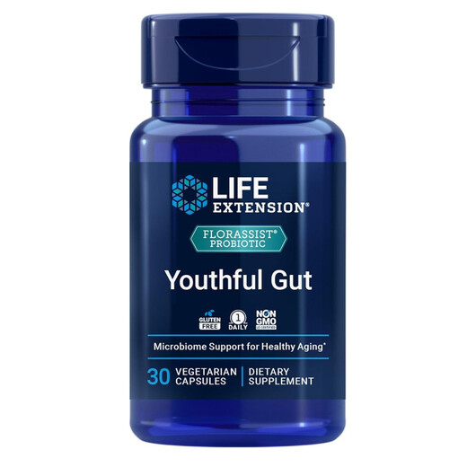 Основне фото товару FLORASSIST Probiotic Youthful Gut Основне фото товару FLORASSIST Probiotic Youthful Gut, Пробіотики, 30 капсул