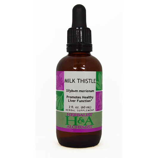 Основне фото товару Milk Thistle Extract Основне фото товару Herbalist & Alchemist, Milk Thistle Extract, Розторопша, 60 м