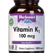 Фото товара Bluebonnet Nutrition, Витамин K1, Vitamin K1, 100 таблеток