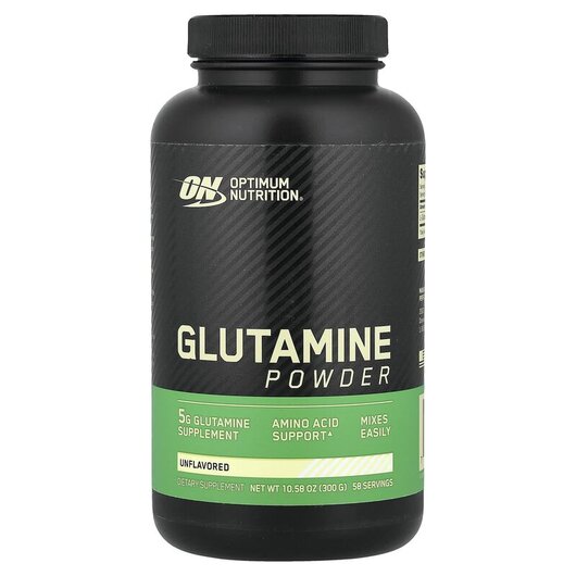 Основное фото товара Optimum Nutrition, L-Глутамин, Glutamine Powder Unflavored, 300 г