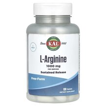 L-Arginine 1000 mg L-Аргинин KAL 120 таблеток L-Arginine 1000 mg L-Аргинин KAL 120 таблеток