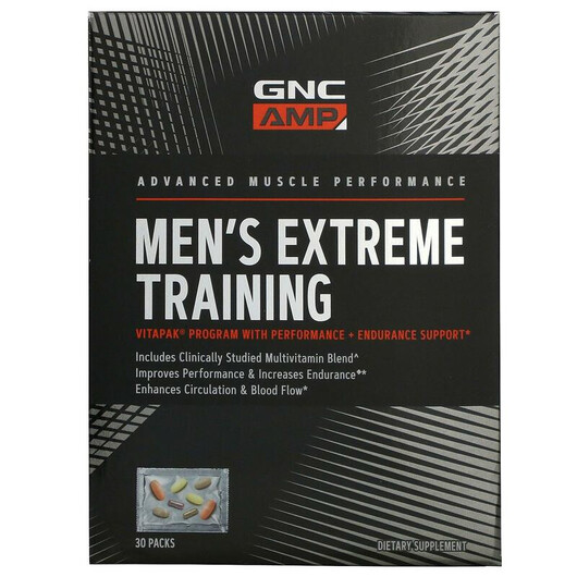 Основное фото товара AMP Men's Extreme Training Performance + Endurance Support Основное фото товара AMP Men's Extreme Training Performance + Endurance, Витамины