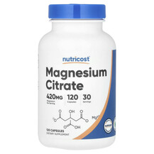 Magnesium Citrate 210 mg Магний Nutricost 120 капсул Magnesium Citrate 210 mg Магний Nutricost 120 капсул