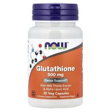 Глутатіон 500 мг Glutathione 500 mg NOW Foods 30 капсул Глутатіон 500 мг Glutathione 500 mg NOW Foods 30 капсул