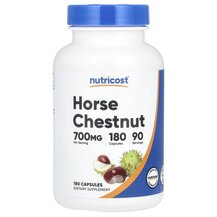 Horse Chestnut 700 mg Конский каштан Nutricost 180 капсул Horse Chestnut 700 mg Конский каштан Nutricost 180 капсул