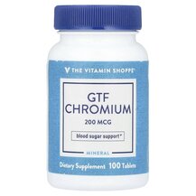 GTF Chromium 200 mcg Хром TheVitaminShoppe 100 таблеток