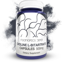 Choline L-Bitartrate Capsules Витамин B4 Холин Nootropics Choline L-Bitartrate Capsules Витамин B4 Холин Nootropics